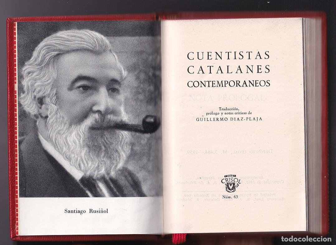 Gebrauchte B&uuml;cher: CUENTISTAS CATALANES CONTEMPOT&Aacute;NEOS. COLECCI&Oacute;N CRISOL. N&ordm; 63. BIEN CONSERVADO