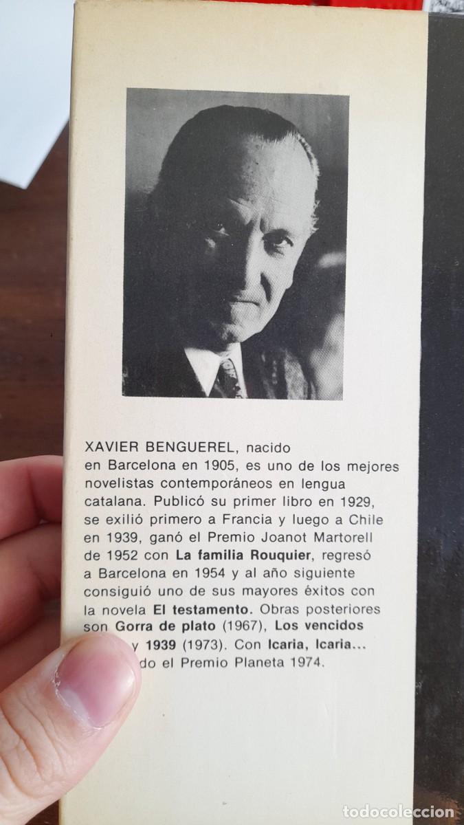 Libros de segunda mano: Libro El testamento Xavier Benguerel - Foto 3