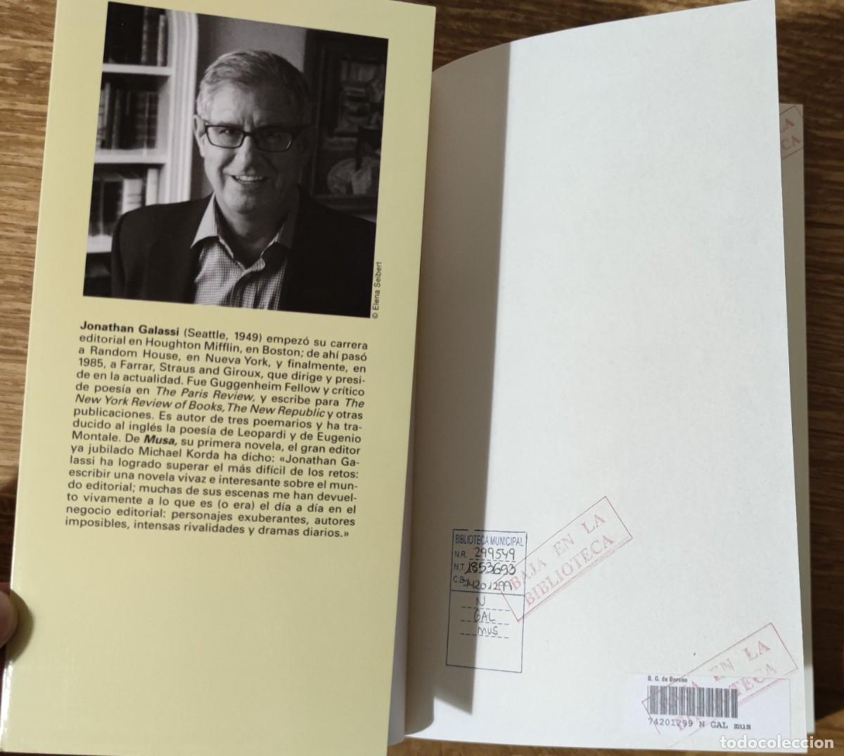 Libros de segunda mano: Libro - Musa (2016) Jonathan Galassi - Foto 2