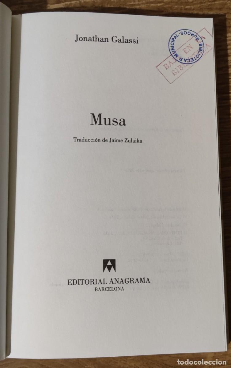 Libros de segunda mano: Libro - Musa (2016) Jonathan Galassi - Foto 4