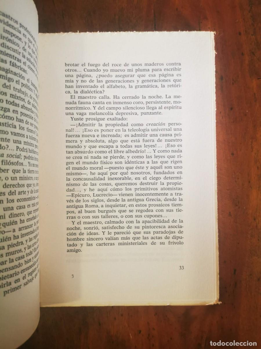 Libros de segunda mano: AZOR&Iacute;N. La voluntad: Novela - Foto 4