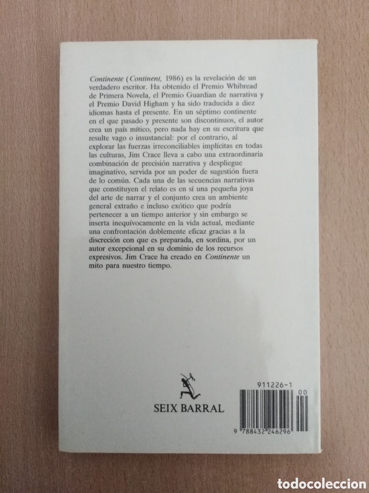 Libros de segunda mano: CONTINENTE. Jim Crace - Foto 2