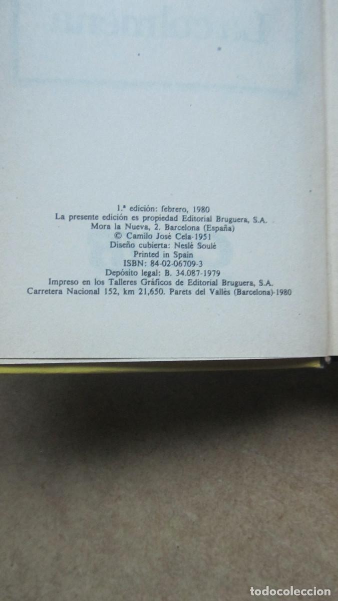 Libros de segunda mano: La comena Camilo Jos&eacute; Cela - Foto 4