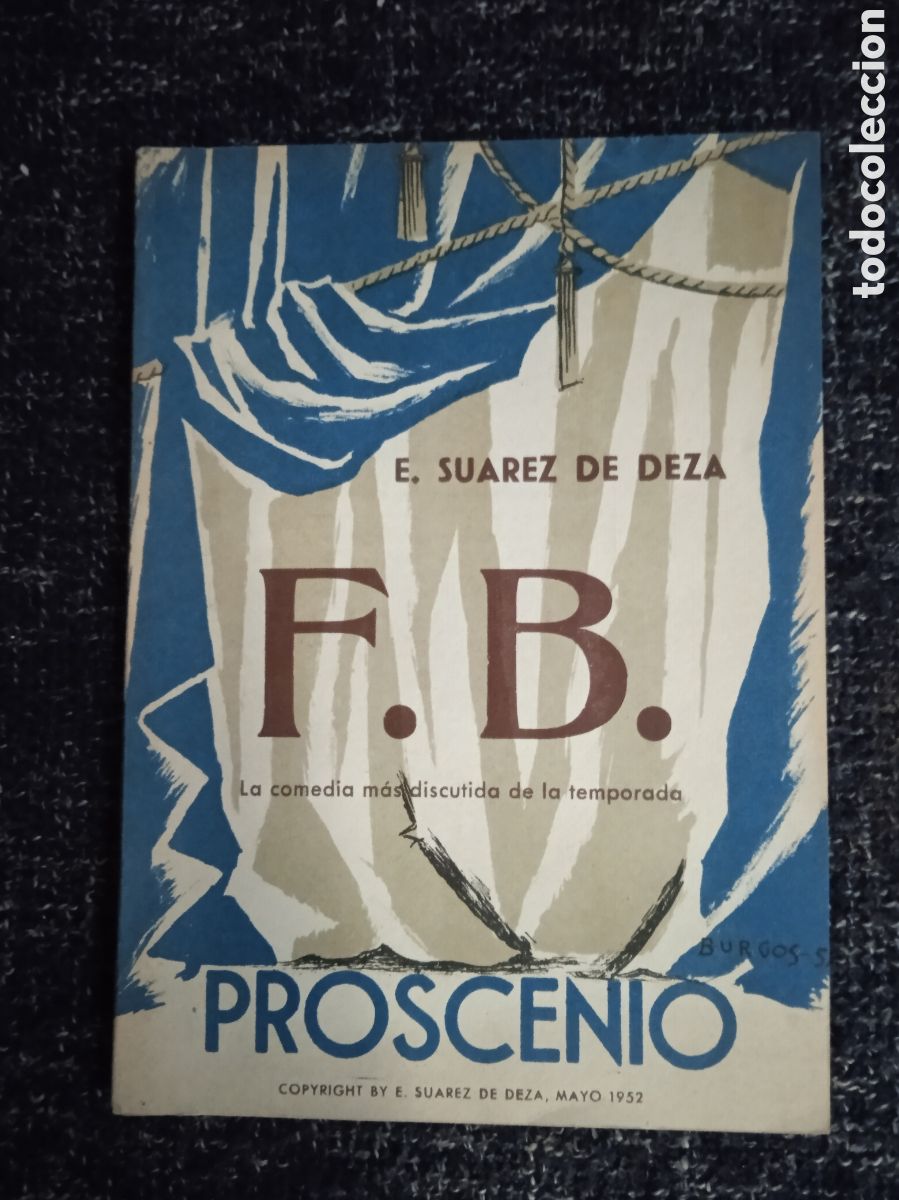 Libros de segunda mano: F. B., / ENRIQUE SU&Aacute;REZ DE DEZA. - Foto 1