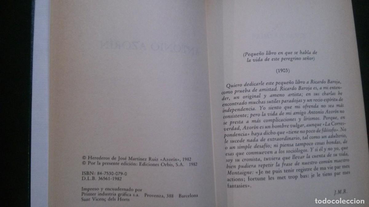 Libros de segunda mano: Azor&iacute;n, Antonio Azor&iacute;n. / Orbis 7 - Foto 2