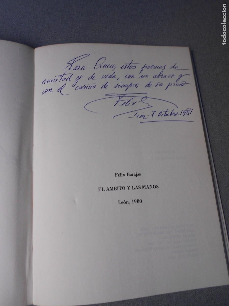 Libros de segunda mano: EL AMBITO Y LAS MANOS - Foto 3
