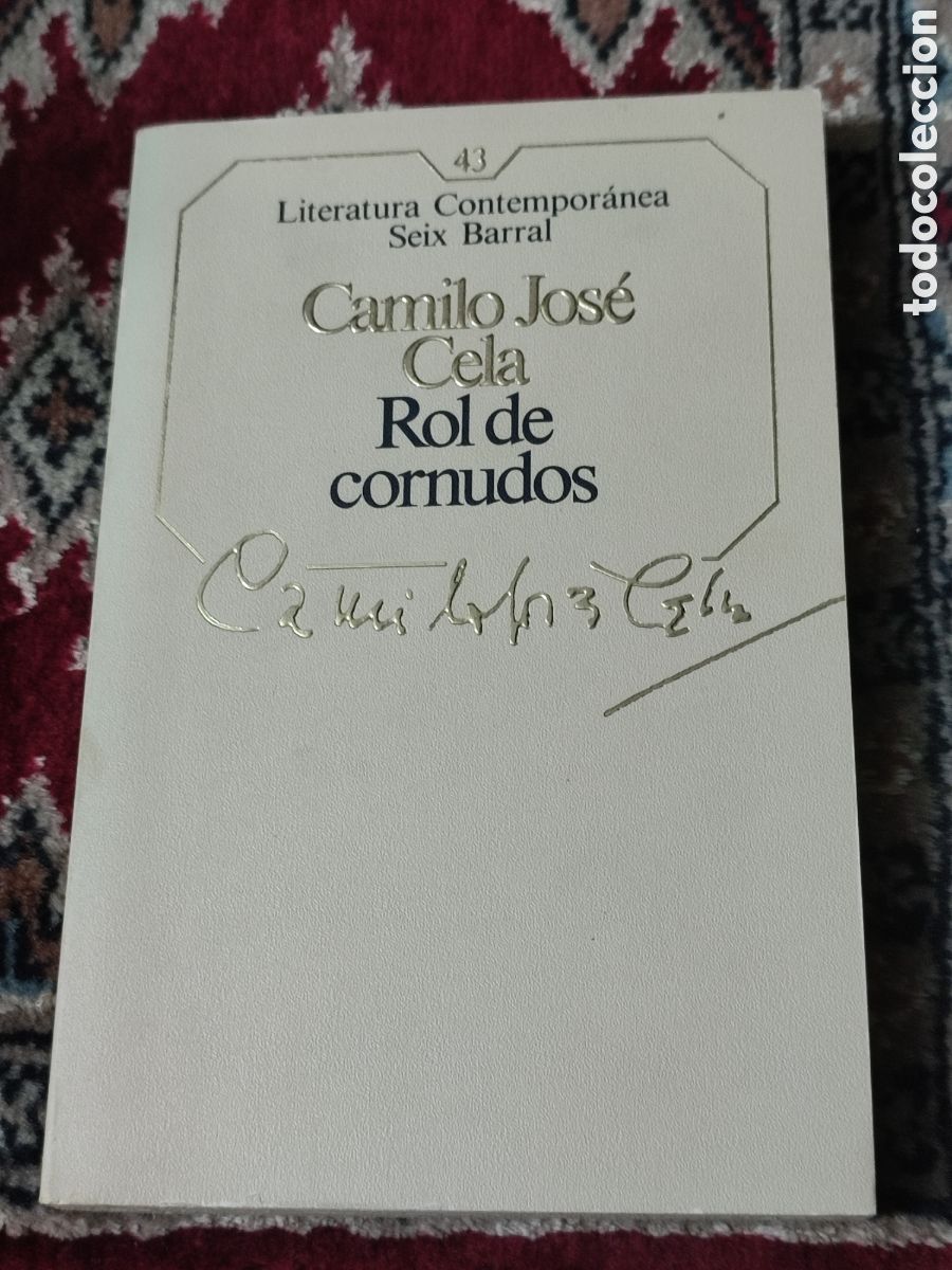 Libros de segunda mano: Camilo Jos&eacute; Cela Rol de cornudos - Foto 1