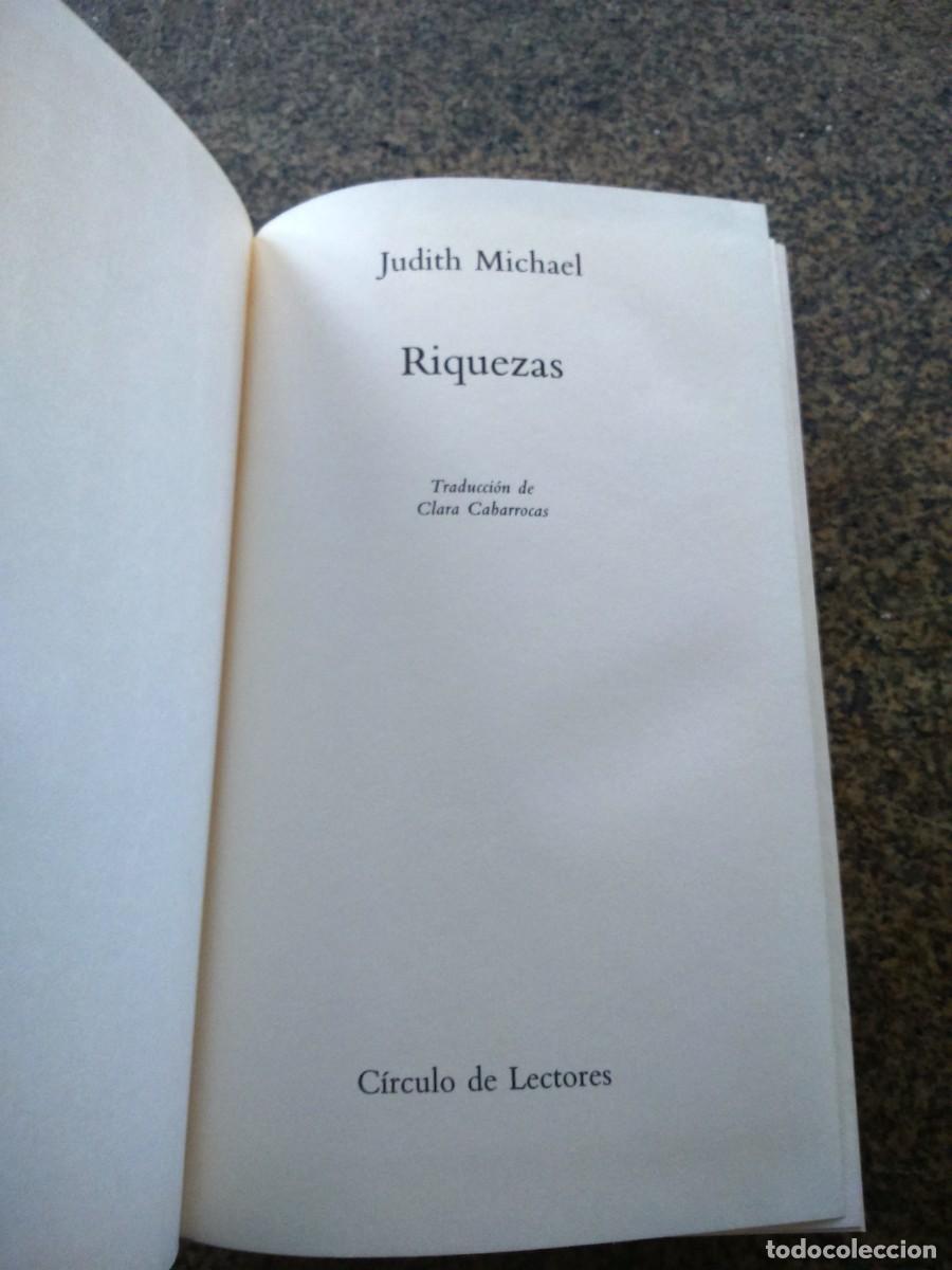 Libros de segunda mano: RIQUEZAS -- MICHAEL JUDITH -- CIRCULO -- - Foto 1