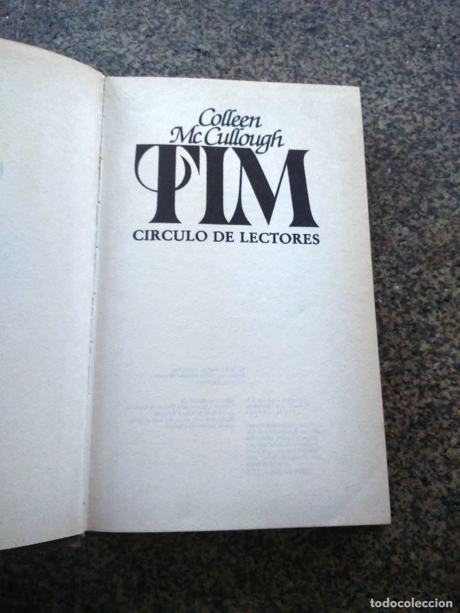 Libros de segunda mano: TIM -- COLLEEN McCULLOUGH -- CIRCULO -- - Foto 1