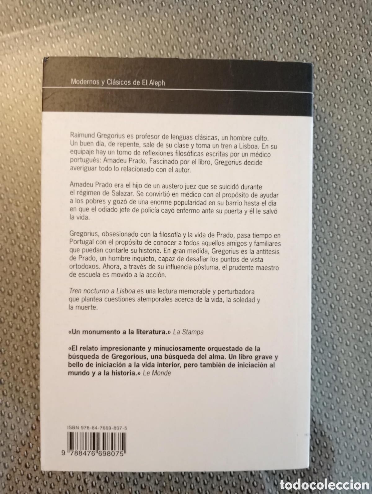 Libros de segunda mano: TREN NOCTURNO A LISBOA / PASCAL MERCIER - Foto 4