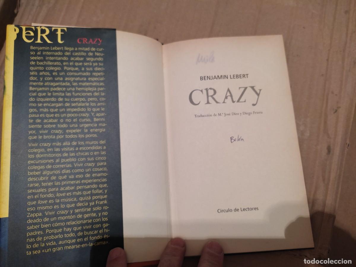Libros de segunda mano: CRAZY Benjamin Lebert Circulo de Lectores 2000 - Foto 3