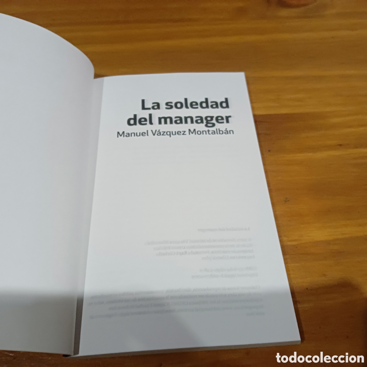 Libros de segunda mano: La soledad del manager .Pepe carvalho - Foto 2