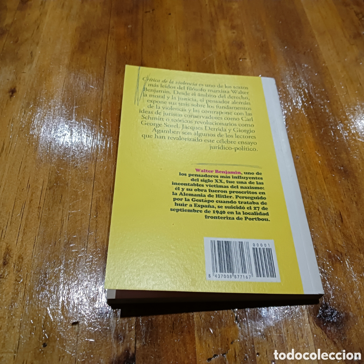 Libros de segunda mano: Walter Benjam&iacute;n. Cr&iacute;tica de la violencia - Foto 5