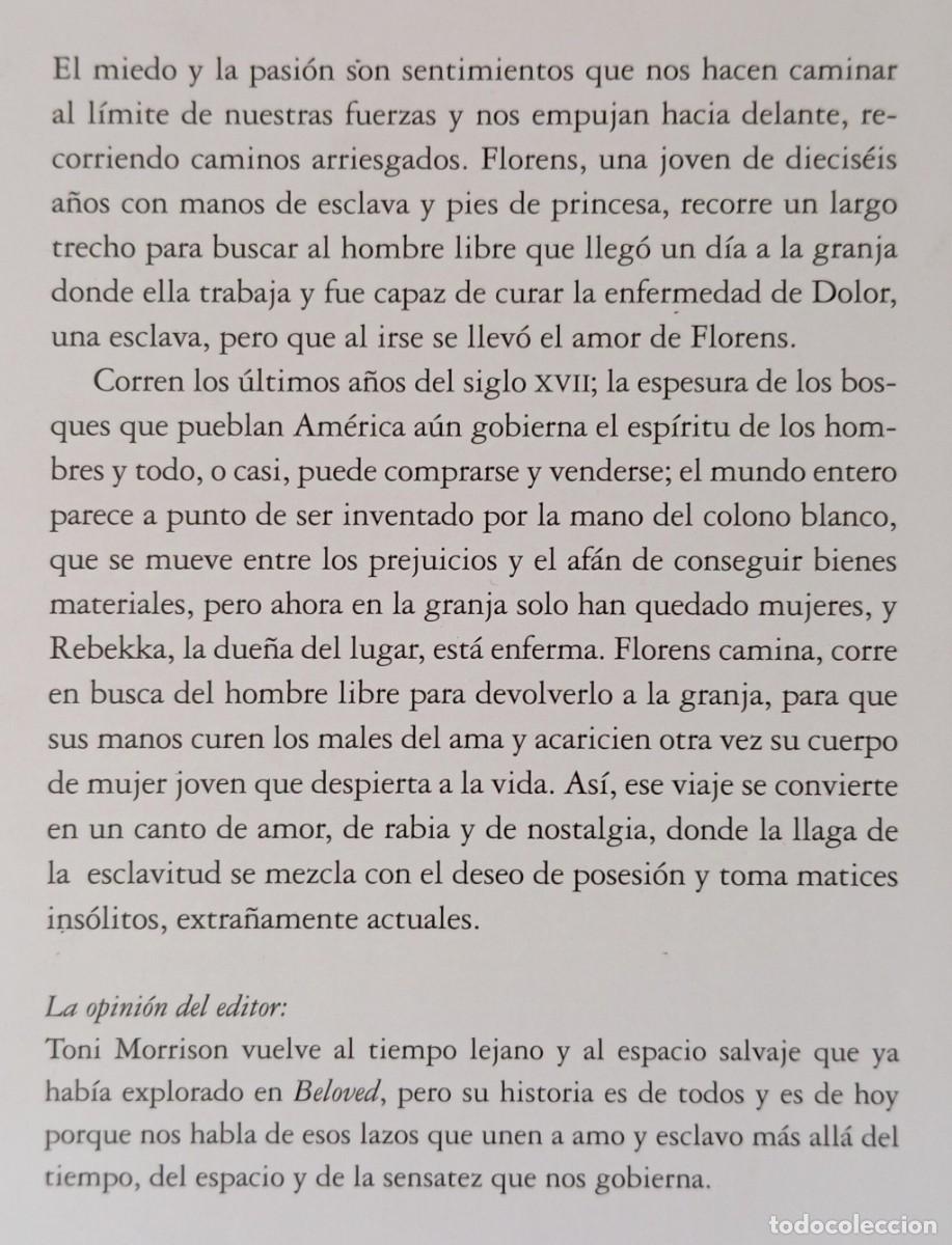Libros de segunda mano: UNA BENDICION - TONI MORRISON - Foto 2