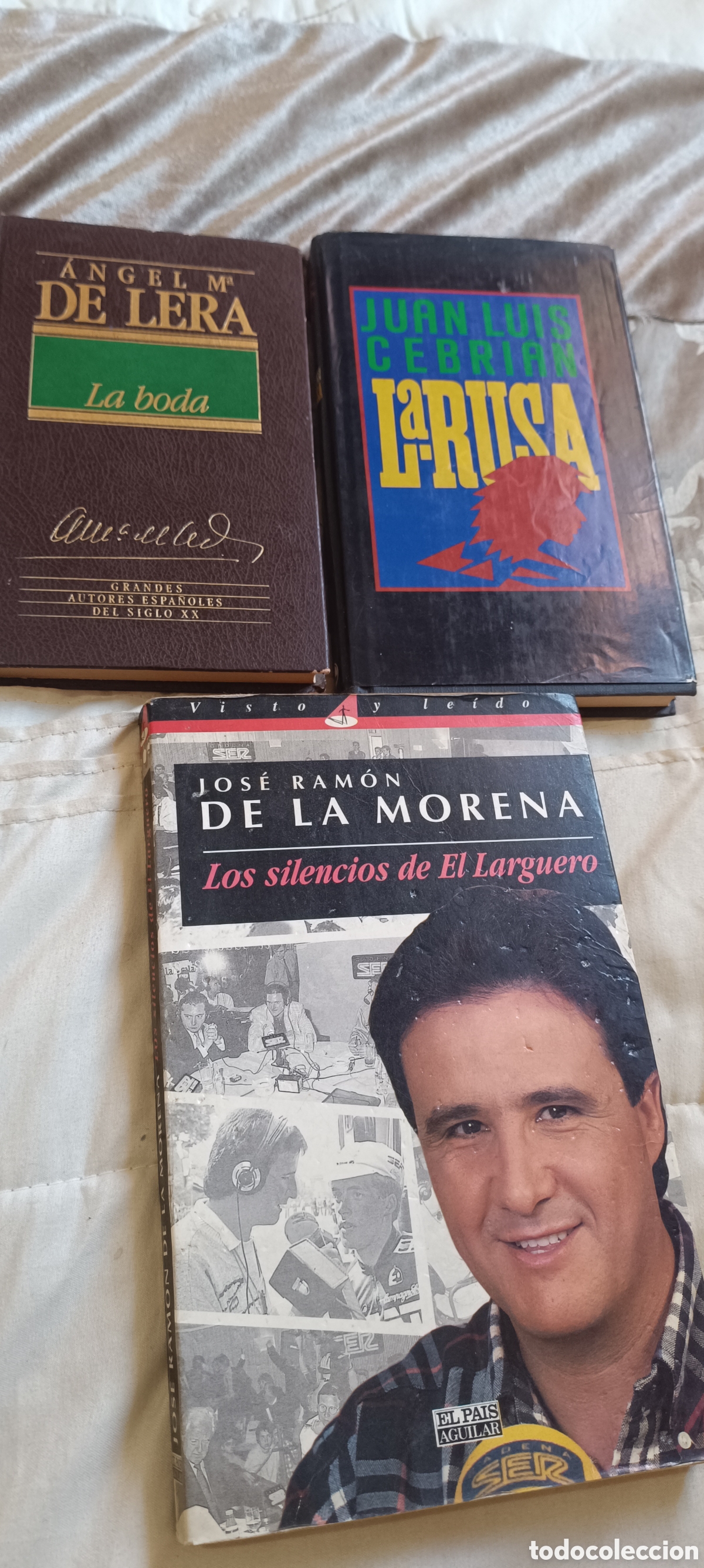 Second hand books: Lote de 3 libros narrativa y deportes