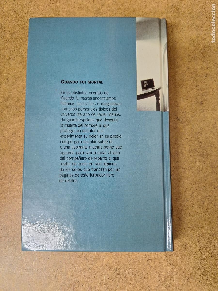 Libros de segunda mano: Cuando fui mortal - Javier Mar&iacute;as - Foto 2