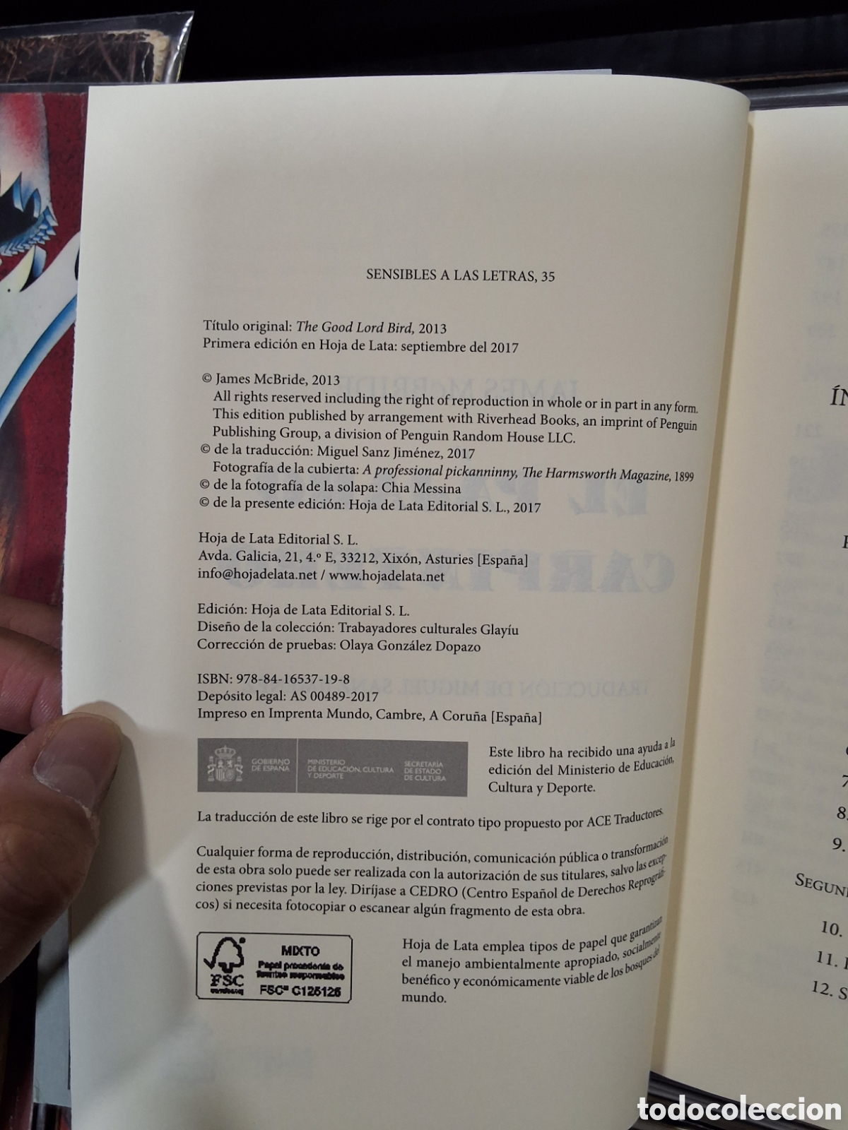 Libros de segunda mano: EL P&Aacute;JARO CARPINTERO - JAMES MCBRIDE - Foto 6
