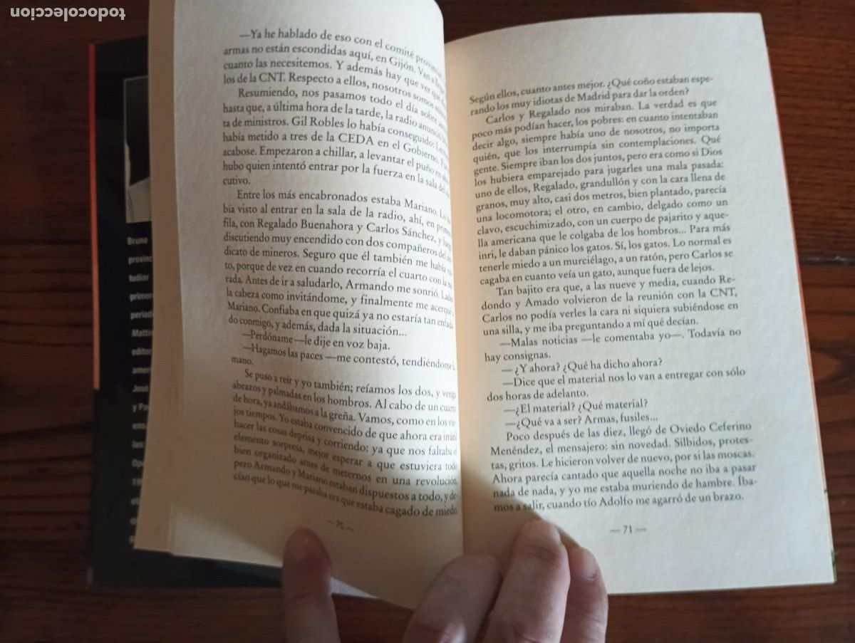 Libros de segunda mano: Tiempo perdido.- Bruno Arpaia. - Foto 3
