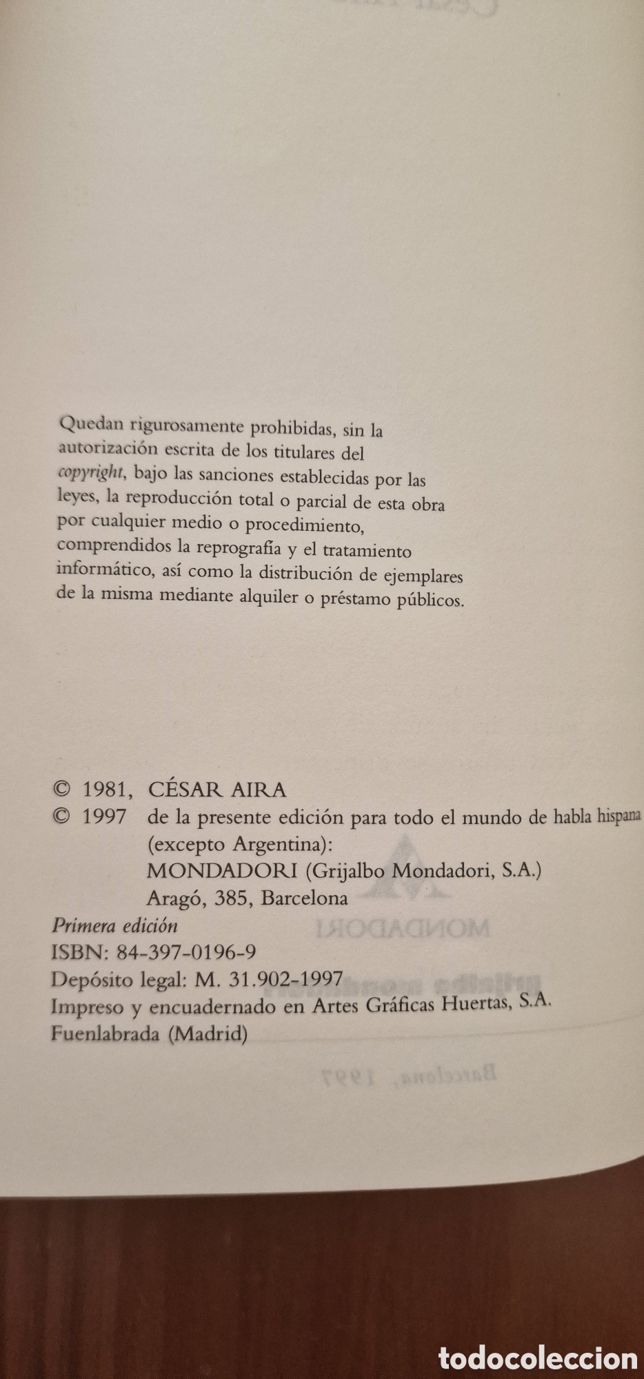 Libros de segunda mano: Ema, La cautiva - C&eacute;sar Aira - Foto 5