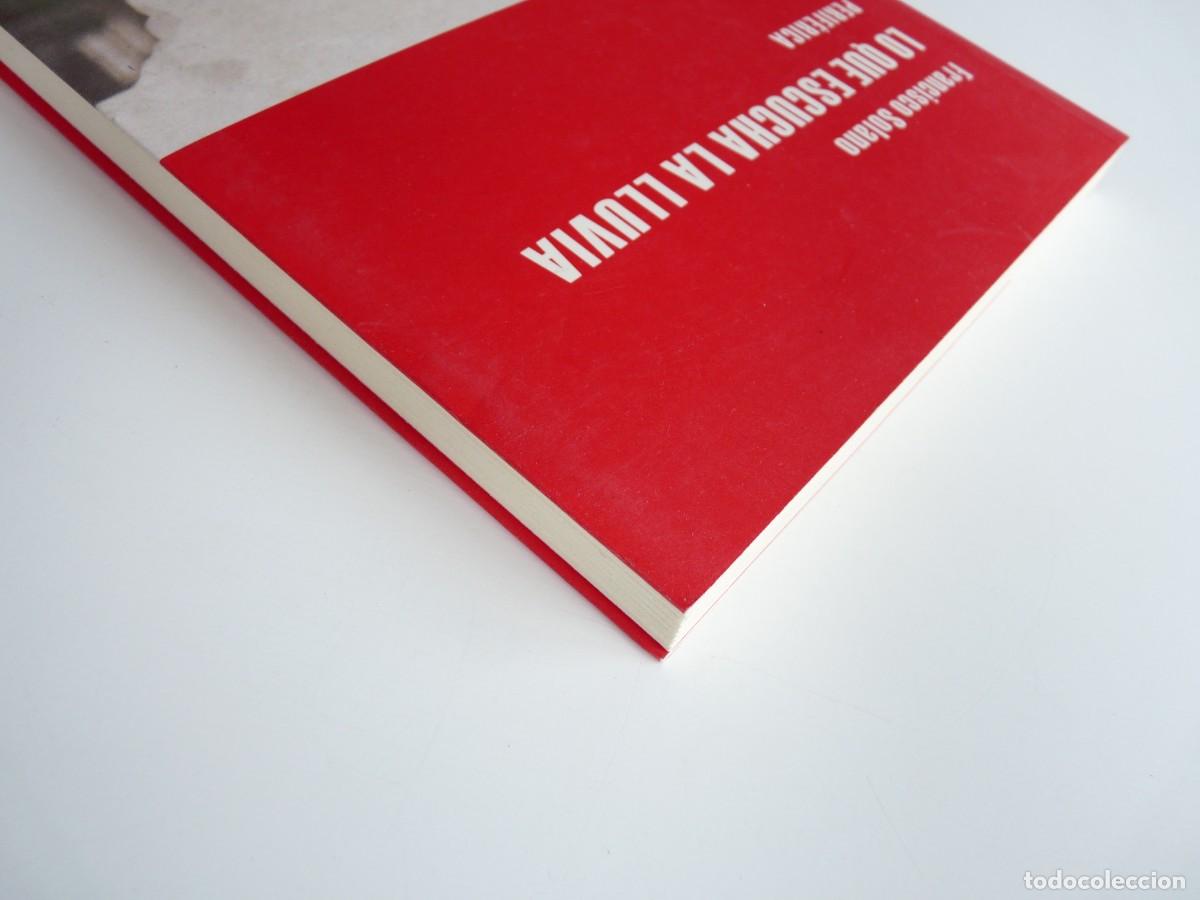Libros de segunda mano: Lo que escucha la lluvia Francisco Solano Ref: 2-356 - Foto 3