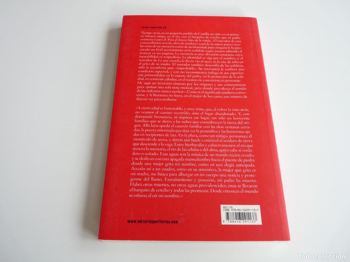Libros de segunda mano: Lo que escucha la lluvia Francisco Solano Ref: 2-356 - Foto 4