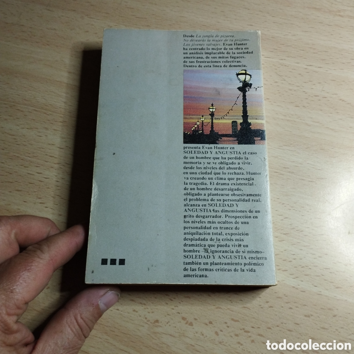 Libros de segunda mano: Soledad y angustia. Evan Hunter. 1976. Caralt - Foto 2