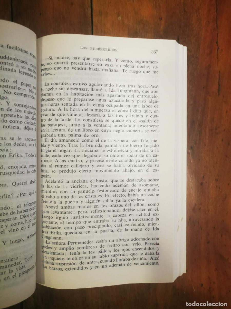 Libros de segunda mano: MANN, Thomas. Obras completas. Novelas: [2 t.] - Foto 5