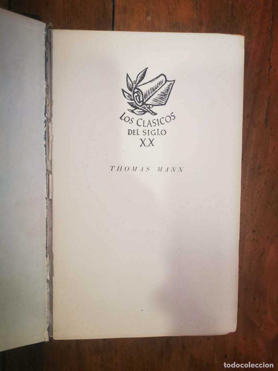 Libros de segunda mano: MANN, Thomas. Obras completas. Novelas: [2 t.] - Foto 8
