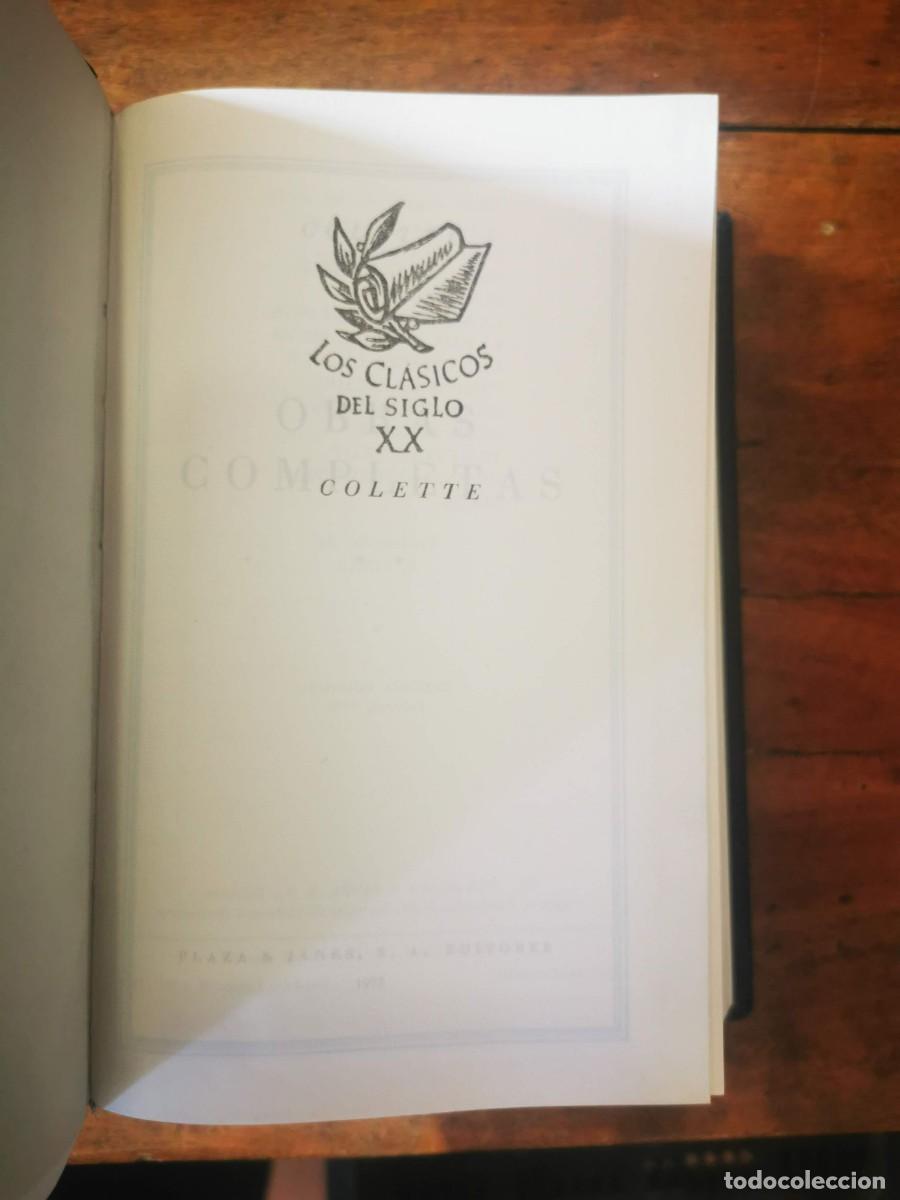 Libros de segunda mano: COLETTE. Obras completas: [4 t.] - Foto 6