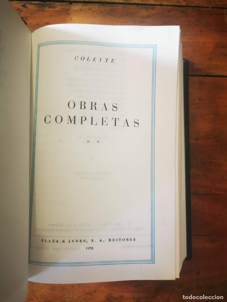 Libros de segunda mano: COLETTE. Obras completas: [4 t.] - Foto 7