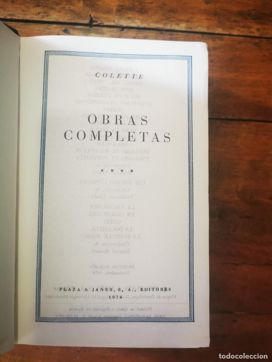Libros de segunda mano: COLETTE. Obras completas: [4 t.] - Foto 11