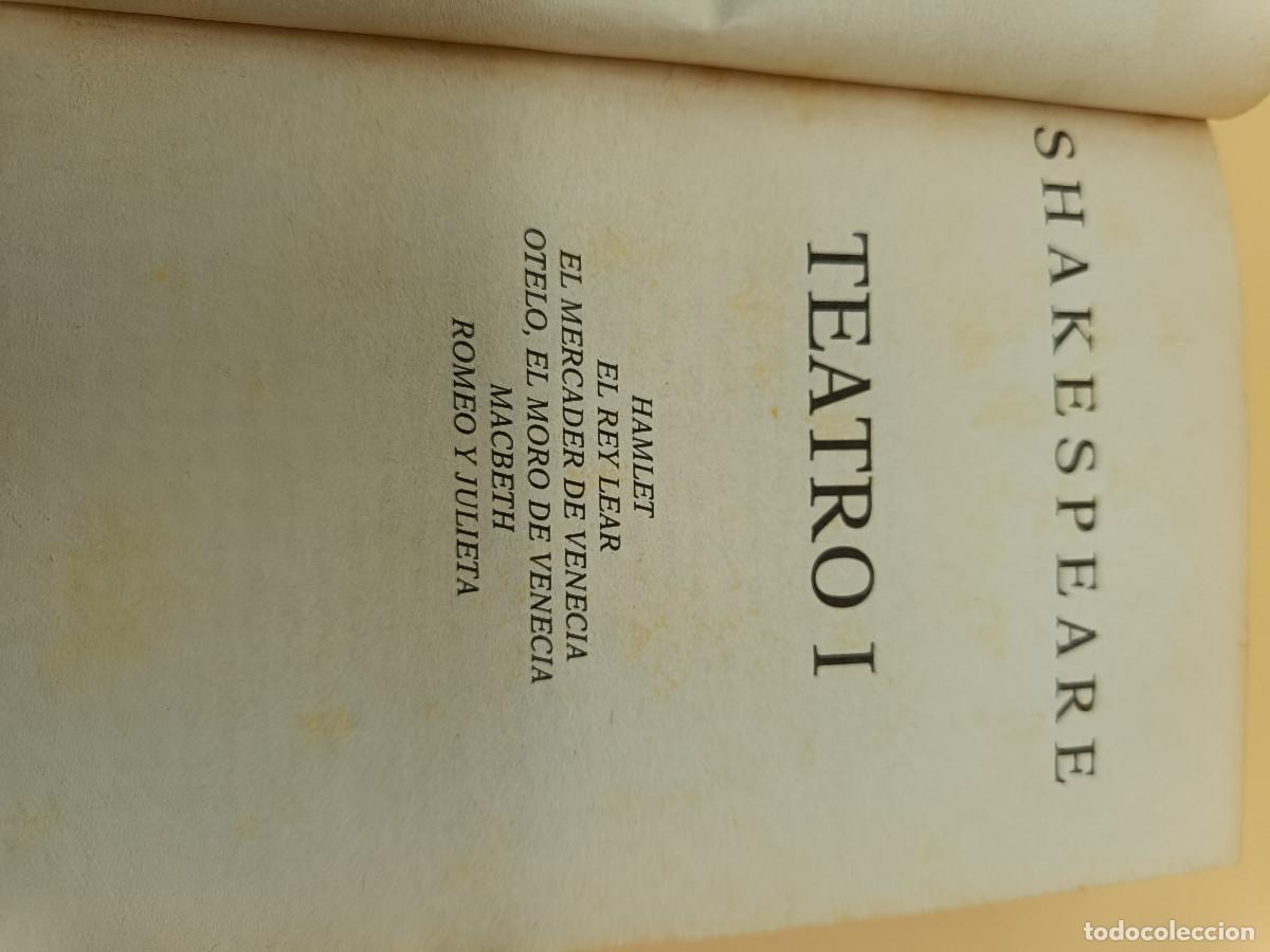 Libros de segunda mano: LIBRO WILLIAM SHAKESPEARE. TEATRO I. OLYMPIA 1995. - Foto 4