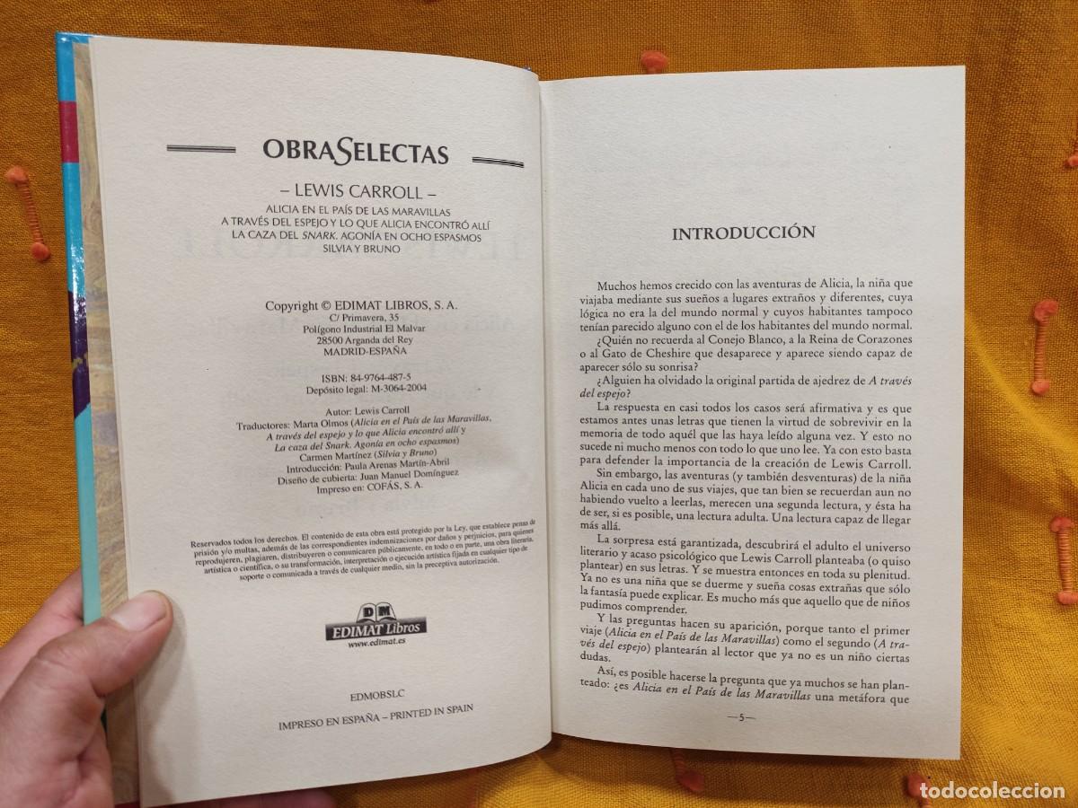 Libros de segunda mano: Obras selectas Carroll lewis - Foto 4