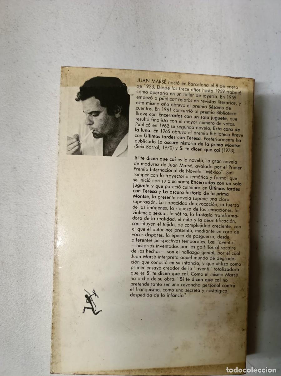 Libros de segunda mano: Libro si te dicen que cai - Foto 2