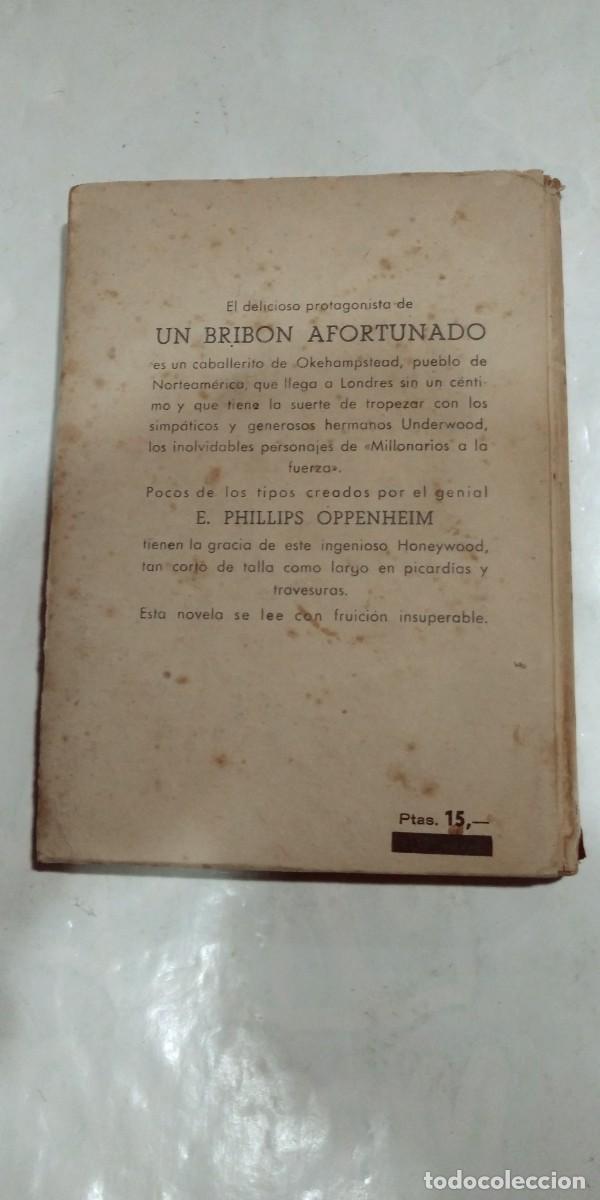 Libros de segunda mano: Un brib&oacute;n afortunado E. Phillips Oppenheim - Foto 2
