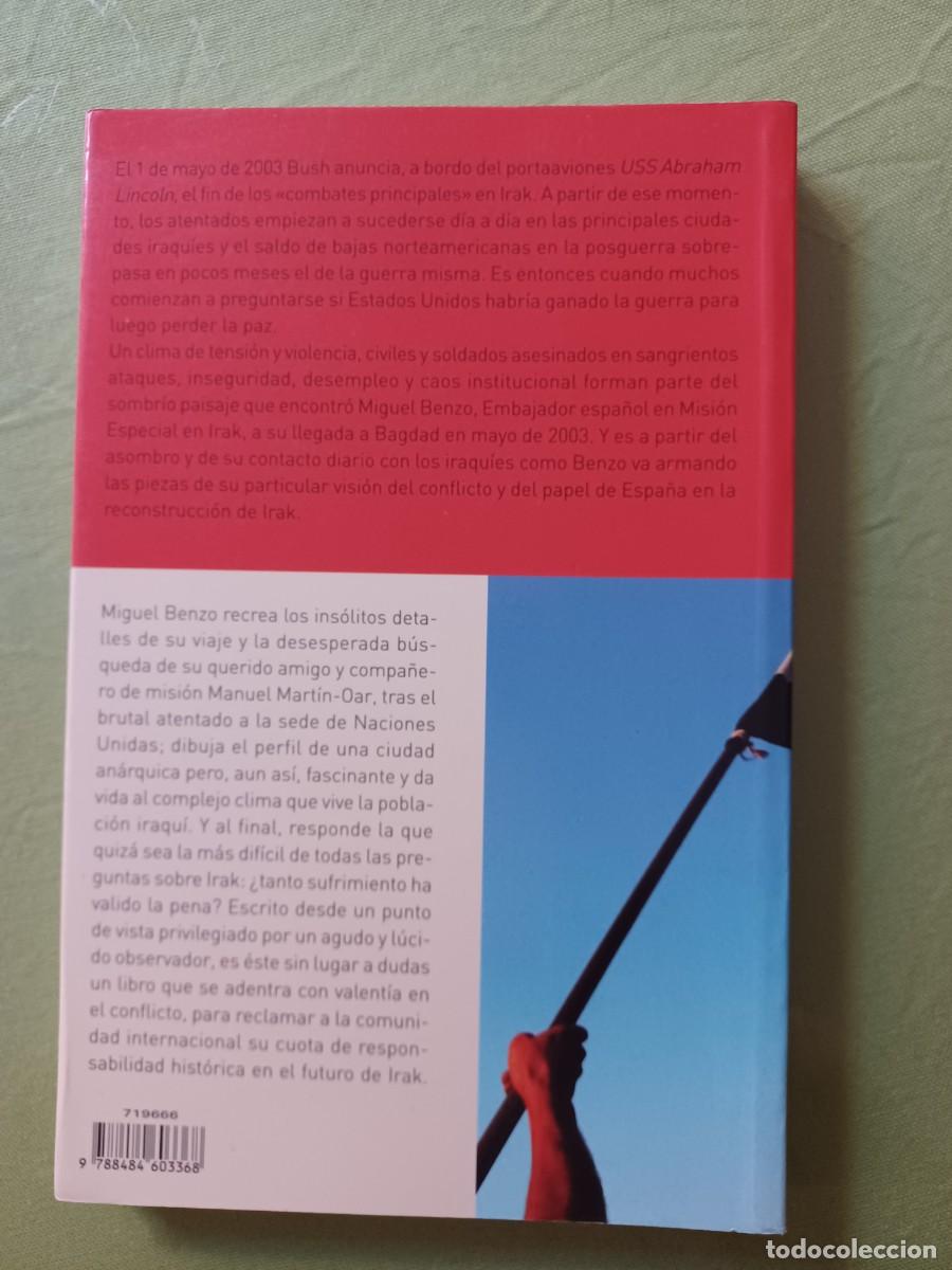 Libros de segunda mano: Miguel Benzo: Misi&oacute;n en Irak - Foto 2