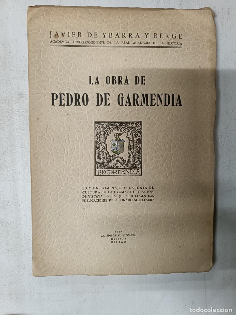 Libros de segunda mano: Libro la obra de pedro de garmendia - Foto 1