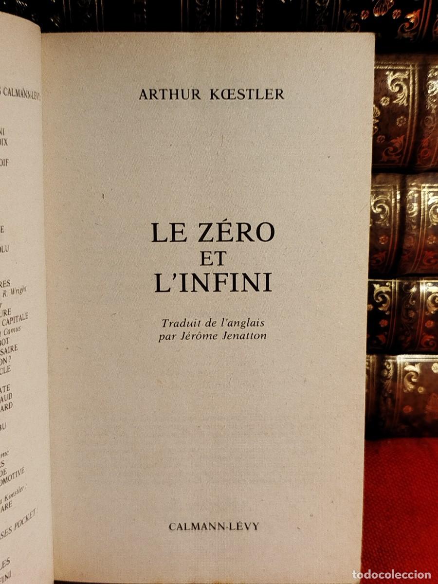 Libros de segunda mano: 1986. Le zero et linfini. Arthur Koestler. - Foto 2