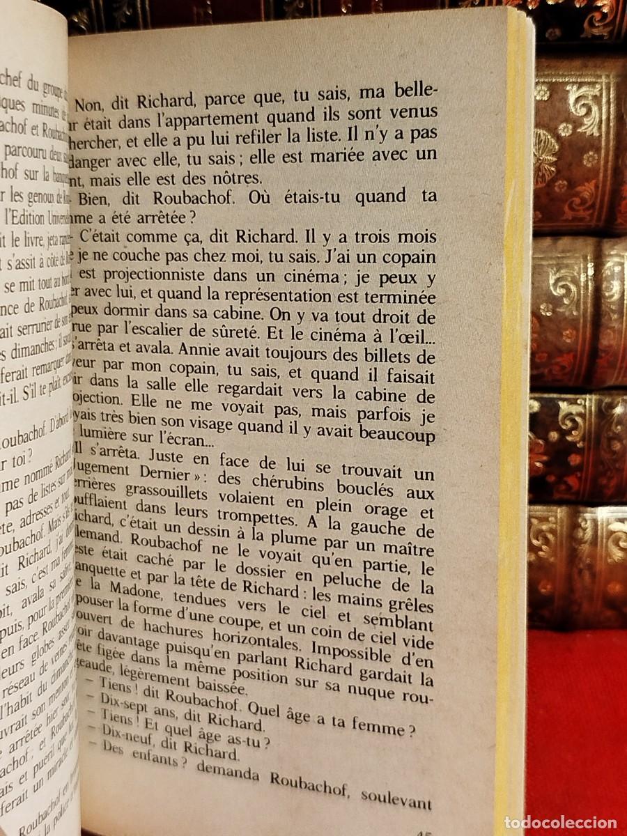 Libros de segunda mano: 1986. Le zero et linfini. Arthur Koestler. - Foto 5
