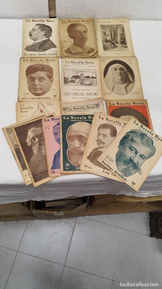 Libros de segunda mano: Lote de 14 ejemplares de la antigua colecci&oacute;n,La novela nova,n&uacute;meros en descripci&oacute;n.