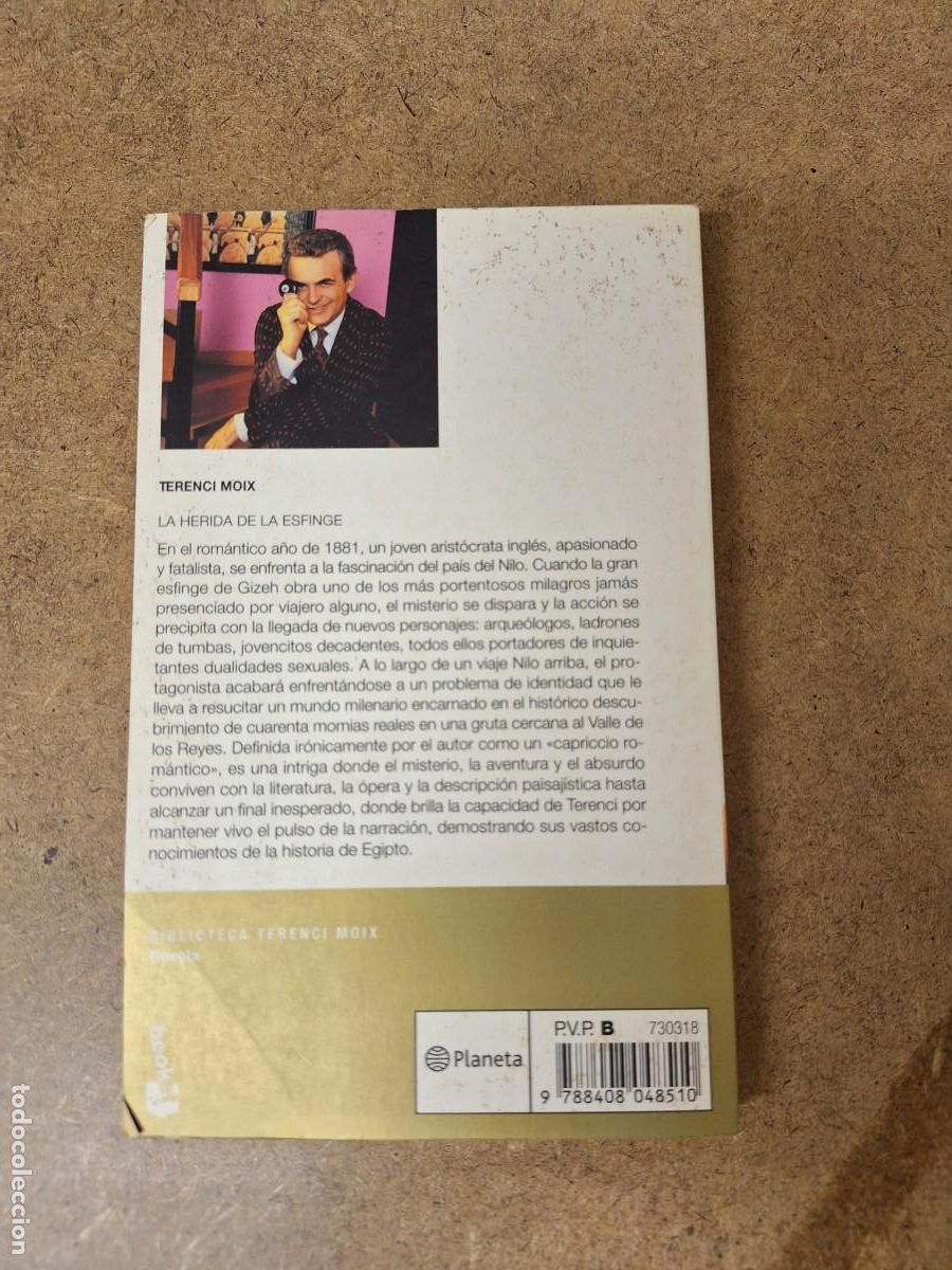 Libros de segunda mano: La herida de la Esfinge - Terenci Moix - Foto 3