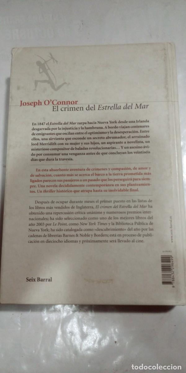 Libros de segunda mano: El crimen del Estrella del Mar Joseph OConnor - Foto 2