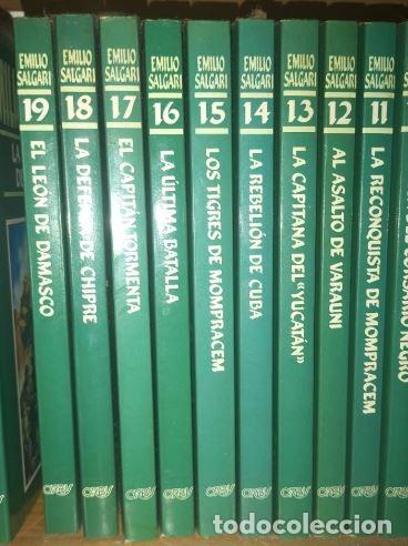 Libros de segunda mano: EMILIO SALGARI - ORBIS - 50 TITULOS - Foto 2