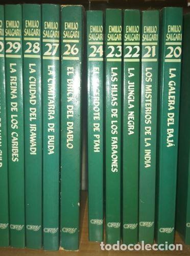 Libros de segunda mano: EMILIO SALGARI - ORBIS - 50 TITULOS - Foto 3