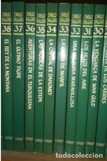 Libros de segunda mano: EMILIO SALGARI - ORBIS - 50 TITULOS - Foto 4