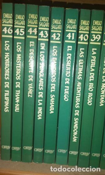 Libros de segunda mano: EMILIO SALGARI - ORBIS - 50 TITULOS - Foto 5