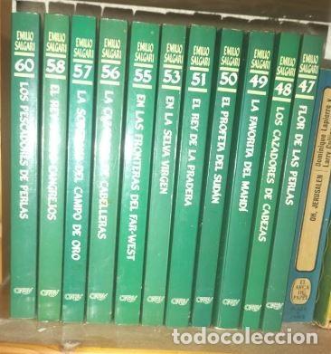 Libros de segunda mano: EMILIO SALGARI - ORBIS - 50 TITULOS - Foto 6