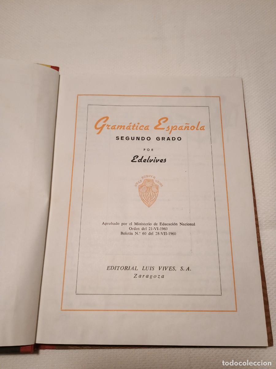 Libros de segunda mano: Gramatica segundo grado 1961 - Foto 3