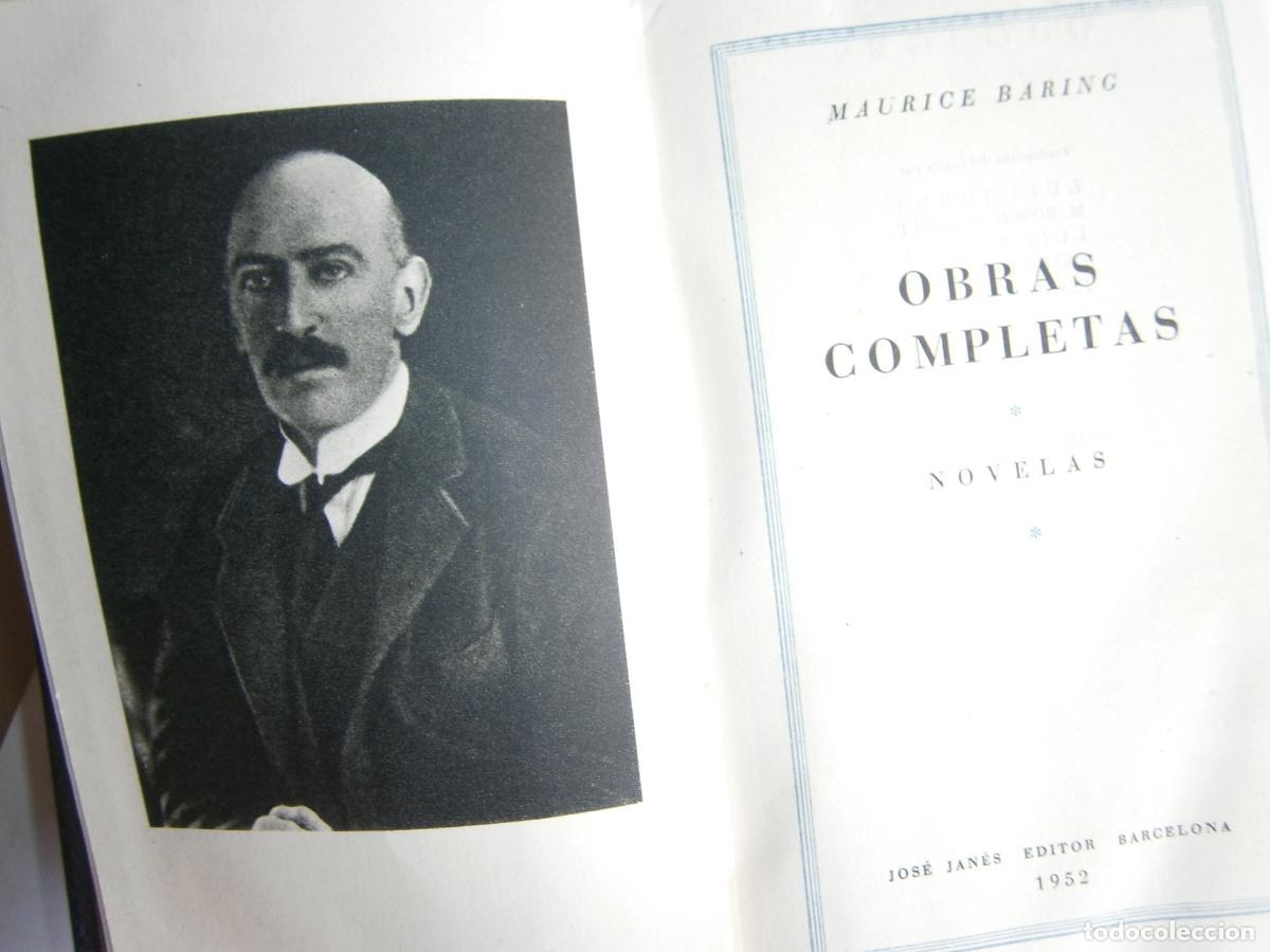Libros de segunda mano: MAURICE BARING - OBRAS COMPLETAS - Foto 2
