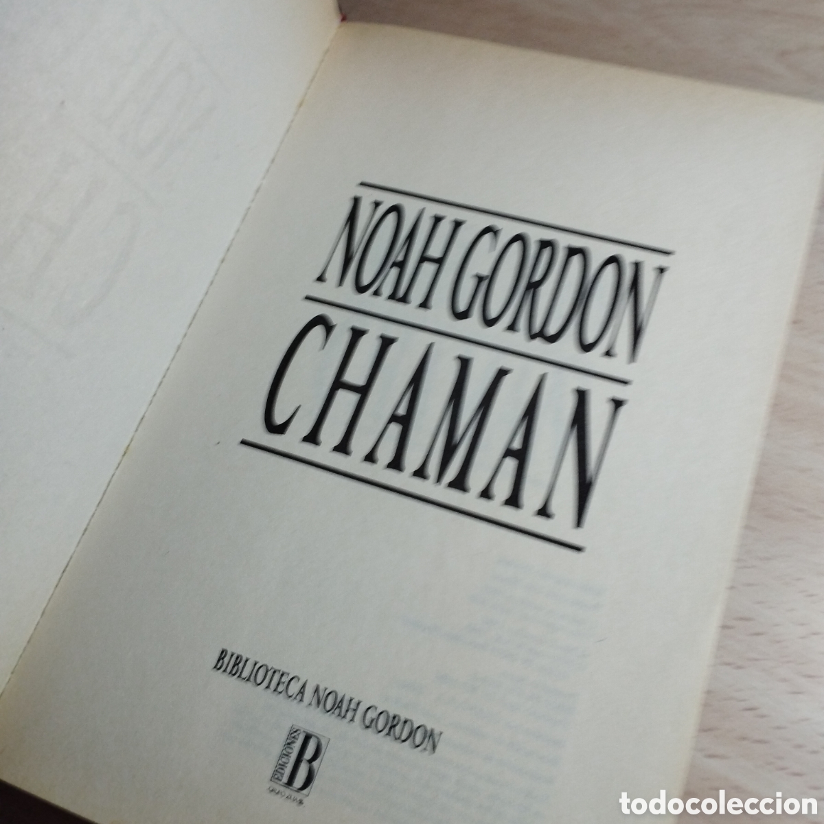 Libros de segunda mano: Cham&aacute;n. Noah Gordon. 1996. Ediciones b - Foto 5